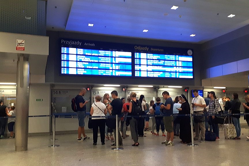 Krakow Glowny Railway Station