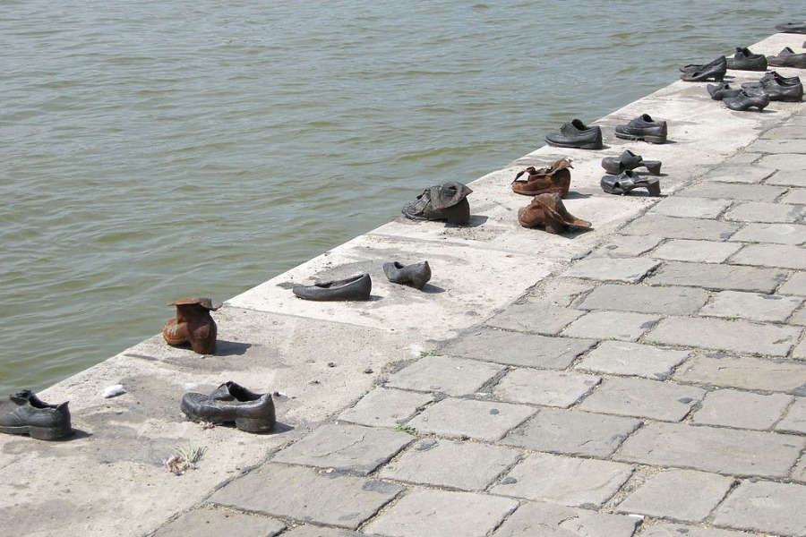 Shoes on the Danube Bank